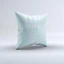 The Keep Dreaming Dreamcatcher ink-Fuzed Decorative Throw Pillow