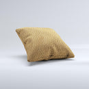 Light Tan Leather  Ink-Fuzed Decorative Throw Pillow