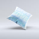 The Live Love Surf ink-Fuzed Decorative Throw Pillow