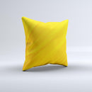 Orange Abstract Wave Texture  Ink-Fuzed Decorative Throw Pillow