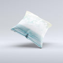 Paradise Vintage Waves  Ink-Fuzed Decorative Throw Pillow