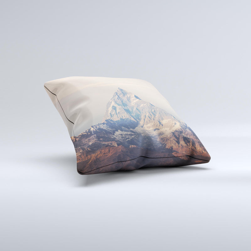 The Paramountain Top ink-Fuzed Decorative Throw Pillow