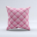 Pink & Diamond Pinned Cushion Ink-Fuzed Decorative Throw Pillow