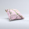 Pink Real Camouflage  Ink-Fuzed Decorative Throw Pillow