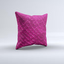 Pink Snake Skin Texture  Ink-Fuzed Decorative Throw Pillow
