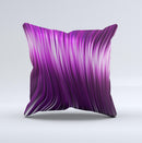 Pink Vector Swirly HD Strands  Ink-Fuzed Decorative Throw Pillow