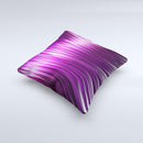 Pink Vector Swirly HD Strands  Ink-Fuzed Decorative Throw Pillow
