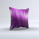 Pink Vector Swirly HD Strands  Ink-Fuzed Decorative Throw Pillow