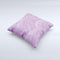 The Purple Brush Strokes ink-Fuzed Decorative Throw Pillow