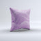 The Purple Brush Strokes ink-Fuzed Decorative Throw Pillow