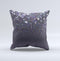 The Purple and Black Unfocused Orbs of Light ink-Fuzed Decorative Throw Pillow