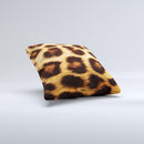 Real Cheetah Print Ink-Fuzed Decorative Throw Pillow