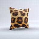Real Cheetah Print Ink-Fuzed Decorative Throw Pillow