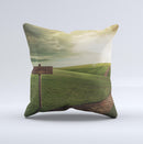 Redemption Hill  Ink-Fuzed Decorative Throw Pillow