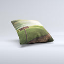 Redemption Hill  Ink-Fuzed Decorative Throw Pillow