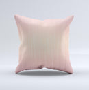 Rose Gold Brushed Surface  Ink-Fuzed Decorative Throw Pillow