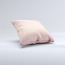 Rose Gold Brushed Surface  Ink-Fuzed Decorative Throw Pillow