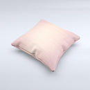 Rose Gold Brushed Surface  Ink-Fuzed Decorative Throw Pillow