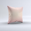 Rose Gold Brushed Surface  Ink-Fuzed Decorative Throw Pillow