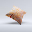Rusty Metal with Jagged Edge  Ink-Fuzed Decorative Throw Pillow