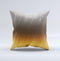 The Scratched Gold and Silver Surface ink-Fuzed Decorative Throw Pillow