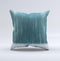 The Scratched Teal and White Surface with Silver Sparkle ink-Fuzed Decorative Throw Pillow