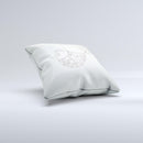 Simple Vintage Bird on a String  Ink-Fuzed Decorative Throw Pillow