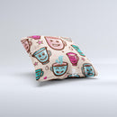 Smiley Coffee Mugs  Ink-Fuzed Decorative Throw Pillow