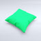 Solid Green V2  Ink-Fuzed Decorative Throw Pillow