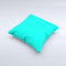 Solid Mint V2  Ink-Fuzed Decorative Throw Pillow