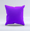 Solid Purple  Ink-Fuzed Decorative Throw Pillow