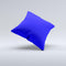 Solid Royal Blue  Ink-Fuzed Decorative Throw Pillow