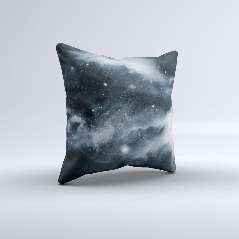 The Space Marble ink-Fuzed Decorative Throw Pillow