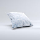 Sparkly Snow Texture  Ink-Fuzed Decorative Throw Pillow