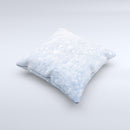 Sparkly Snow Texture  Ink-Fuzed Decorative Throw Pillow