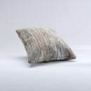 Straight Aged Wood Planks  Ink-Fuzed Decorative Throw Pillow