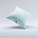 Subtle Blue Floral Laced Ink-Fuzed Decorative Throw Pillow