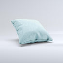 Subtle Blue Floral Laced Ink-Fuzed Decorative Throw Pillow