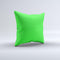 Subtle Green Paw Prints  Ink-Fuzed Decorative Throw Pillow