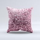 Subtle Pink Glimmer  Ink-Fuzed Decorative Throw Pillow