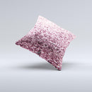 Subtle Pink Glimmer  Ink-Fuzed Decorative Throw Pillow