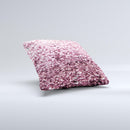 Subtle Pink Glimmer  Ink-Fuzed Decorative Throw Pillow