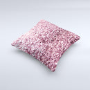 Subtle Pink Glimmer  Ink-Fuzed Decorative Throw Pillow