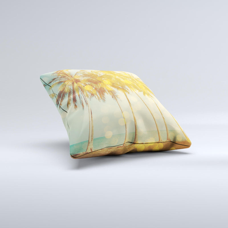 The Sun-Kissed Day V2 ink-Fuzed Decorative Throw Pillow