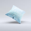 The Sun Sand Sea ink-Fuzed Decorative Throw Pillow