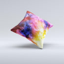 Super Nova Noen Explosion  Ink-Fuzed Decorative Throw Pillow