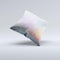 The Tie Dye Unfocused Glowing Orbs of Light ink-Fuzed Decorative Throw Pillow
