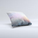 The Tie Dye Unfocused Glowing Orbs of Light ink-Fuzed Decorative Throw Pillow