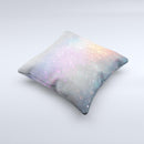 The Tie Dye Unfocused Glowing Orbs of Light ink-Fuzed Decorative Throw Pillow