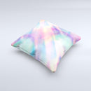 Tie Dyed Bright Texture  Ink-Fuzed Decorative Throw Pillow